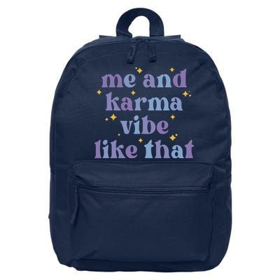 Me And Karma Cat Vibe Like That 16 in Basic Backpack