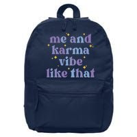 Me And Karma Cat Vibe Like That 16 in Basic Backpack