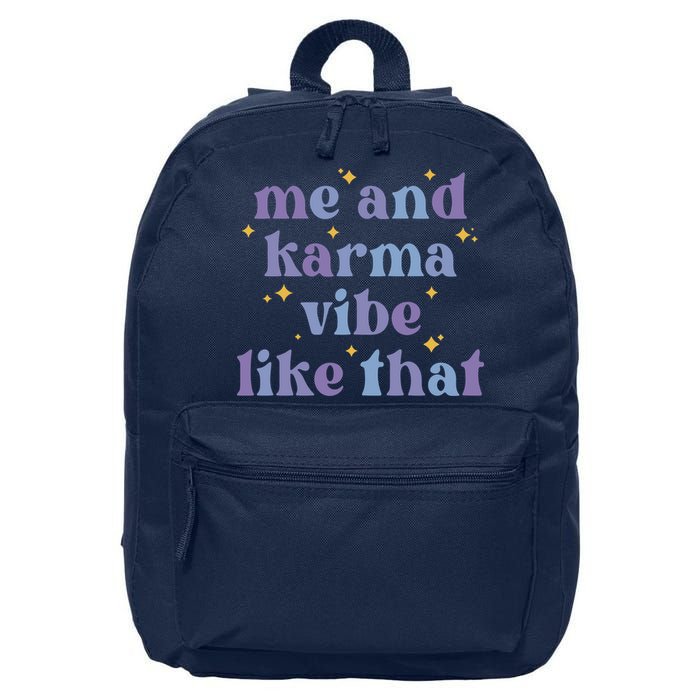 Me And Karma Cat Vibe Like That 16 in Basic Backpack