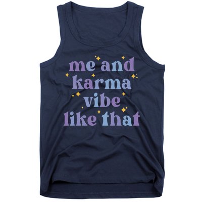 Me And Karma Cat Vibe Like That Tank Top