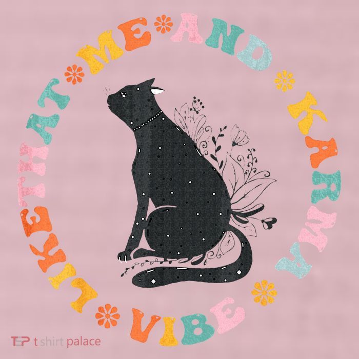 Me An Karma Vibe Like That Funny Cat Lover 25L Jumbo Tote