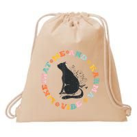 Me An Karma Vibe Like That Funny Cat Lover Drawstring Bag