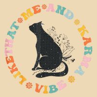 Me An Karma Vibe Like That Funny Cat Lover Drawstring Bag