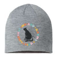Me An Karma Vibe Like That Funny Cat Lover Sustainable Beanie