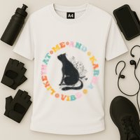 Me An Karma Vibe Like That Funny Cat Lover Performance Shirt