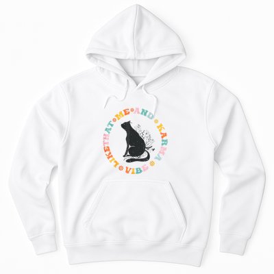 Me An Karma Vibe Like That Funny Cat Lover Hoodie