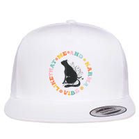 Me An Karma Vibe Like That Funny Cat Lover Flatbill Hat