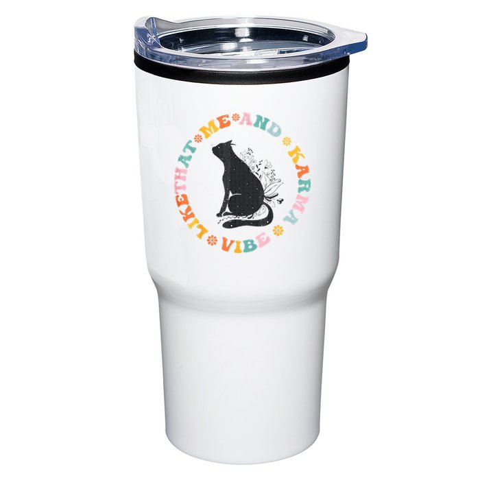 Me An Karma Vibe Like That Funny Cat Lover Tumbler