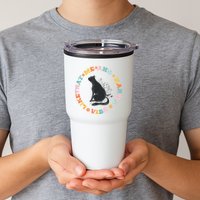 Me An Karma Vibe Like That Funny Cat Lover Tumbler
