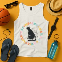 Me An Karma Vibe Like That Funny Cat Lover Tank Top