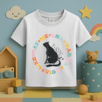 Me An Karma Vibe Like That Funny Cat Lover Toddler T-Shirt