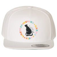 Me An Karma Vibe Like That Funny Cat Lover Wool Snapback Cap