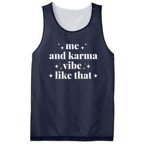 Me And Karma Vibe Like That Mesh Reversible Basketball Jersey Tank