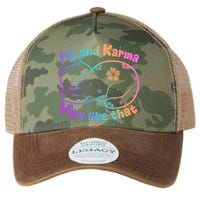Me And Karma Vibe Like That Karma Kitty Cat Legacy Tie Dye Trucker Hat