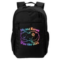 Me And Karma Vibe Like That Karma Kitty Cat Backpack