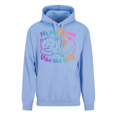 Me And Karma Vibe Like That Karma Kitty Cat Unisex Surf Hoodie