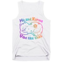 Me And Karma Vibe Like That Karma Kitty Cat Tank Top