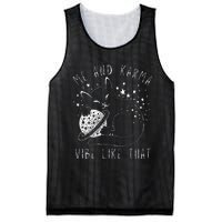 Me and Karma Vibe Cat Lover Vibes Mesh Reversible Basketball Jersey Tank