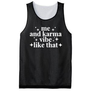 Me and Karma Vibe Like That funny halloween Mesh Reversible Basketball Jersey Tank