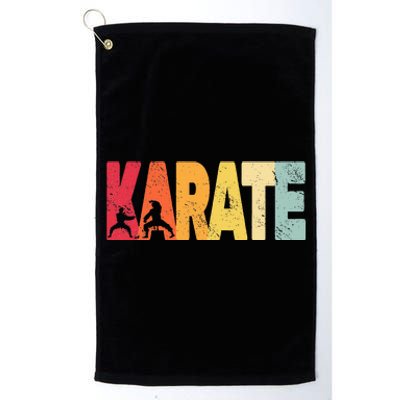 Martial Arts Karate Platinum Collection Golf Towel