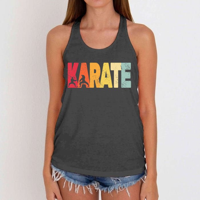 Martial Arts Karate Women's Knotted Racerback Tank