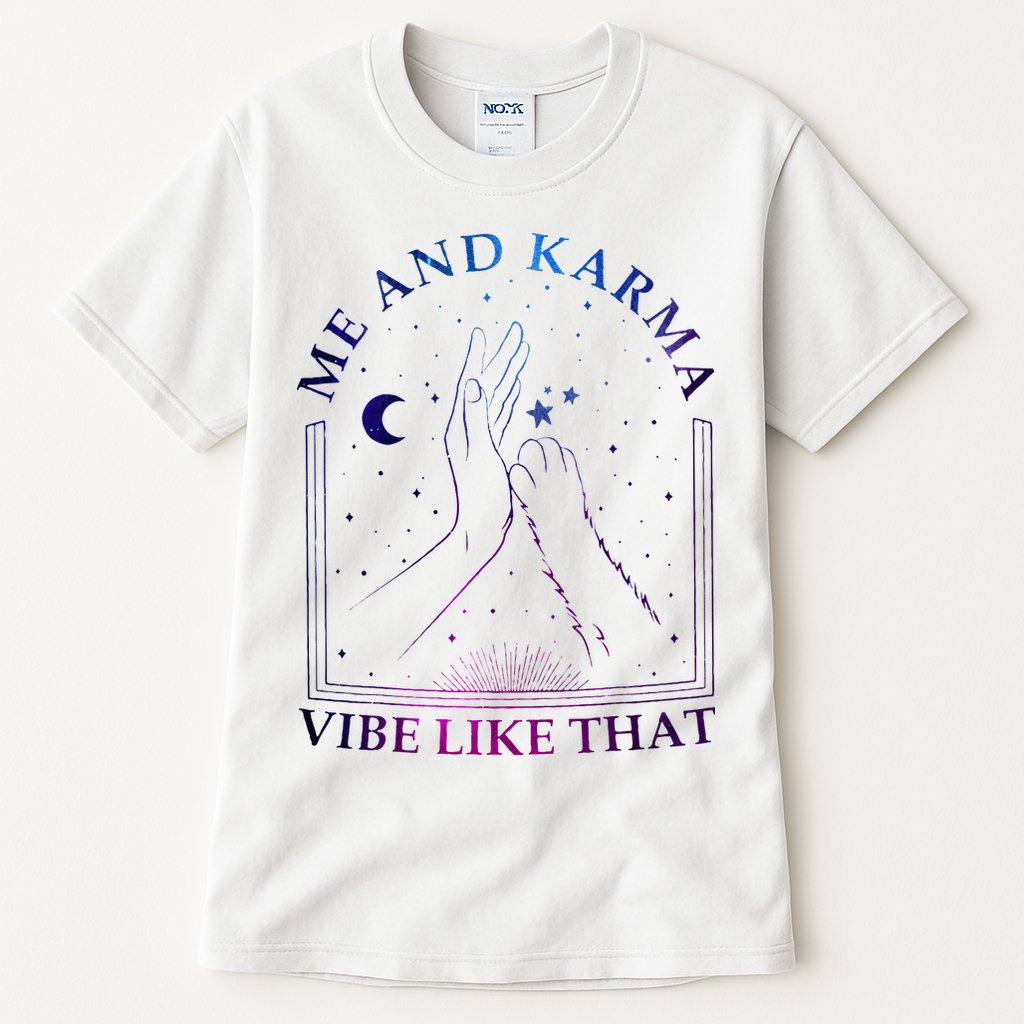 Me And Karma Vibe Like That Meet Me At Midnight Tall T-Shirt