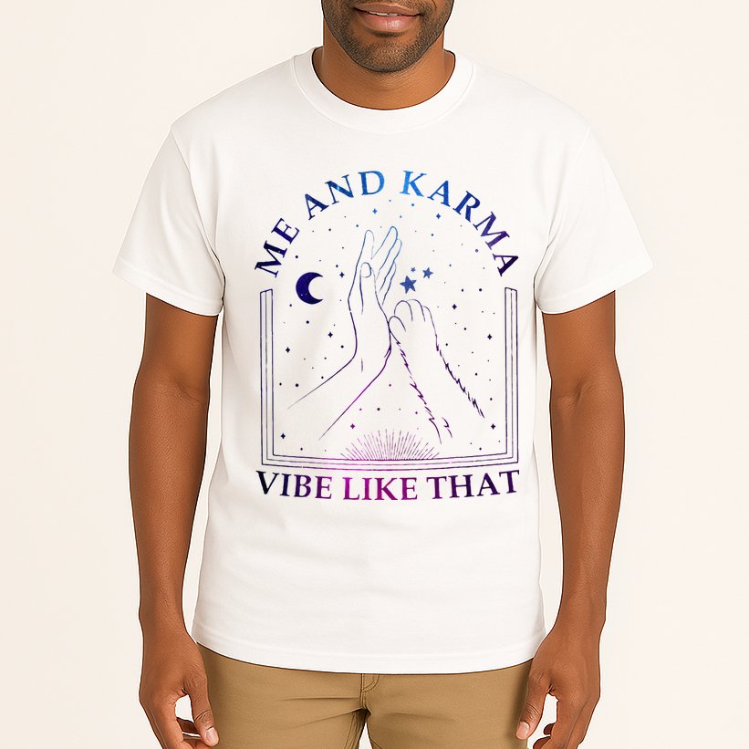 Me And Karma Vibe Like That Meet Me At Midnight Tall T-Shirt
