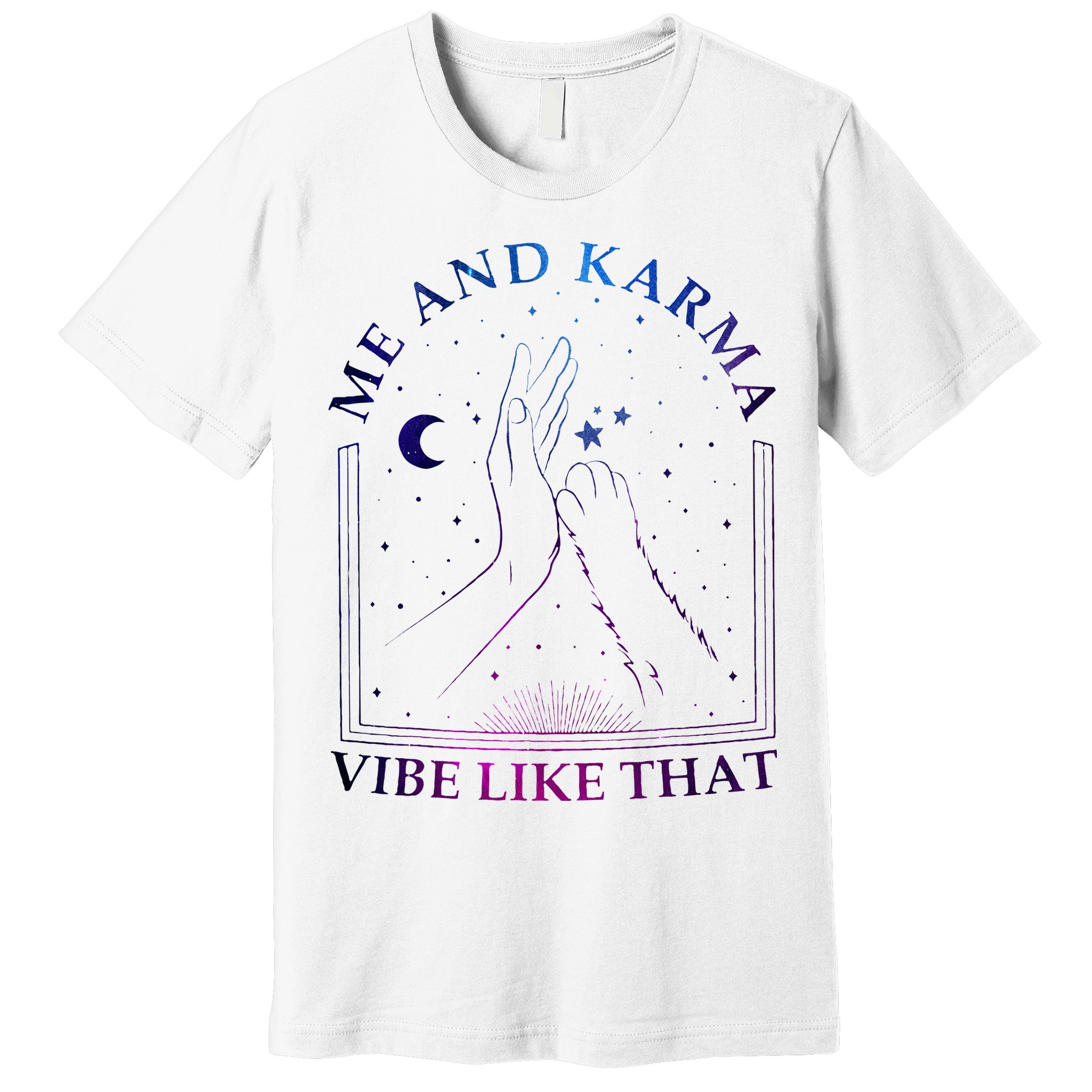 Me And Karma Vibe Like That Meet Me At Midnight Premium T-Shirt
