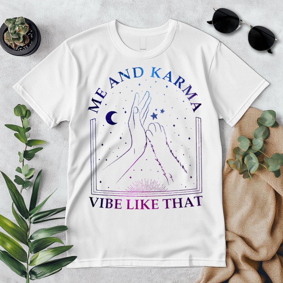 Me And Karma Vibe Like That Meet Me At Midnight Premium T-Shirt
