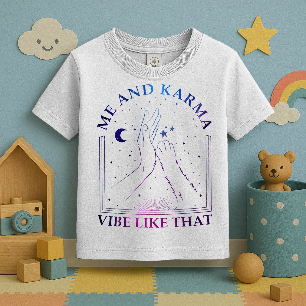 Me And Karma Vibe Like That Meet Me At Midnight Toddler T-Shirt