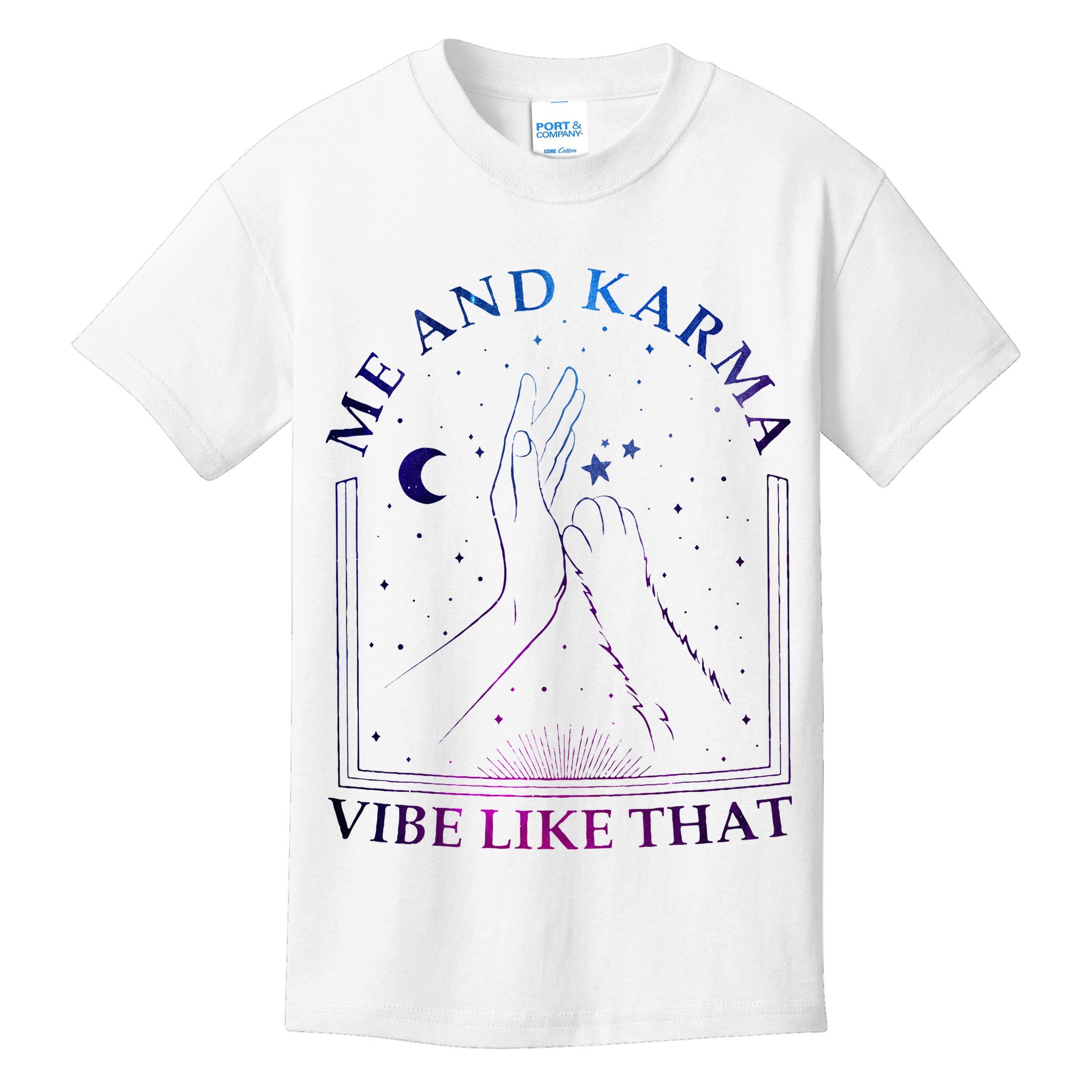 Me And Karma Vibe Like That Meet Me At Midnight Kids T-Shirt
