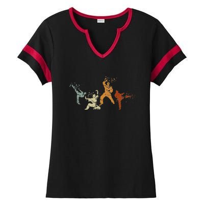 Martial Arts Karate Ladies Halftime Notch Neck Tee