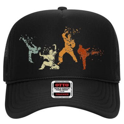 Martial Arts Karate High Crown Mesh Back Trucker Hat