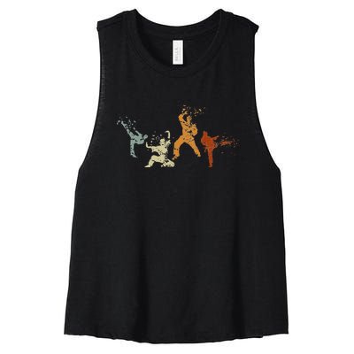 Martial Arts Karate Women's Racerback Cropped Tank