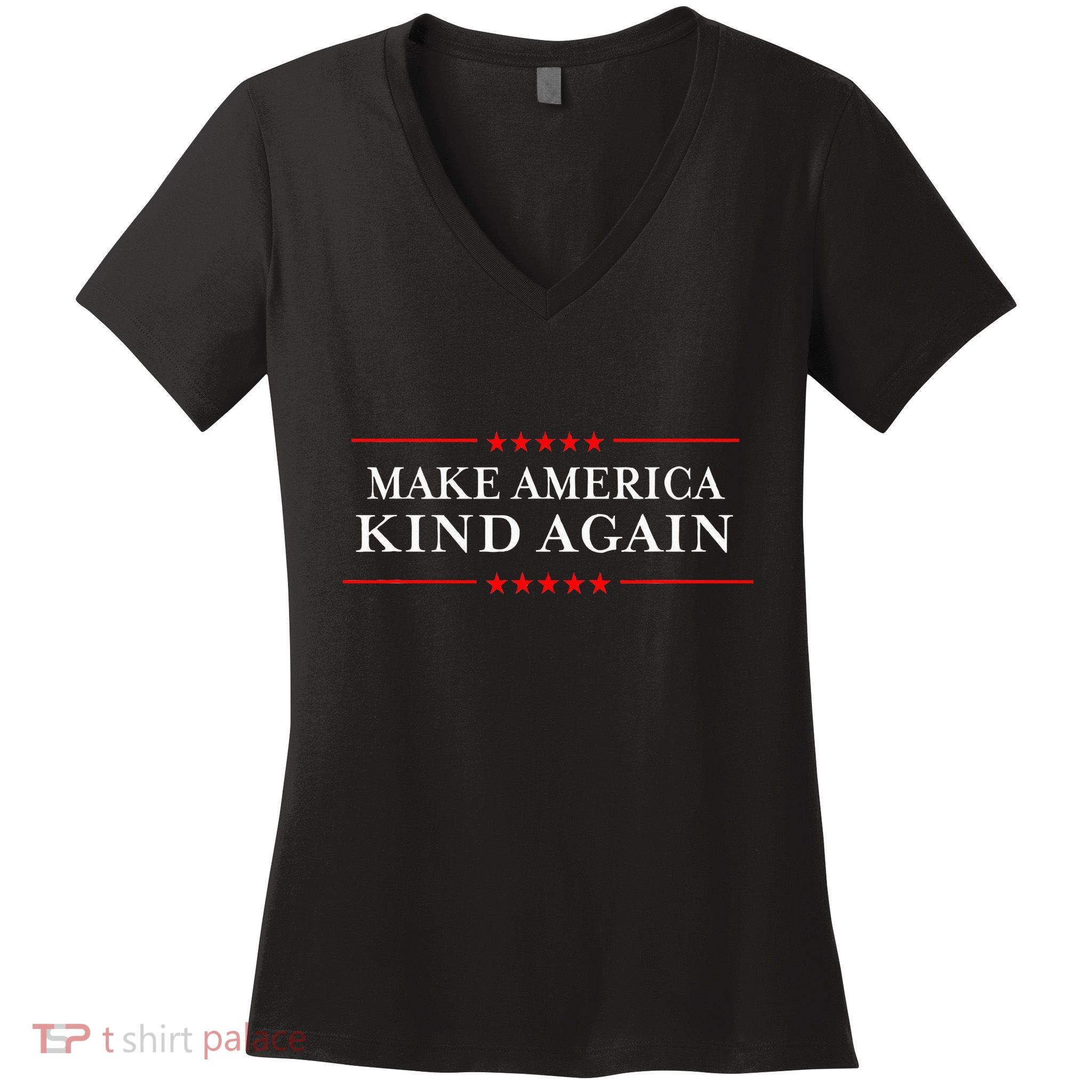 Make America Kind Again Choose Anti Trump Women's V-Neck T-Shirt