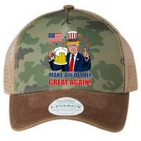 Make 4th Of July Great Again Legacy Tie Dye Trucker Hat