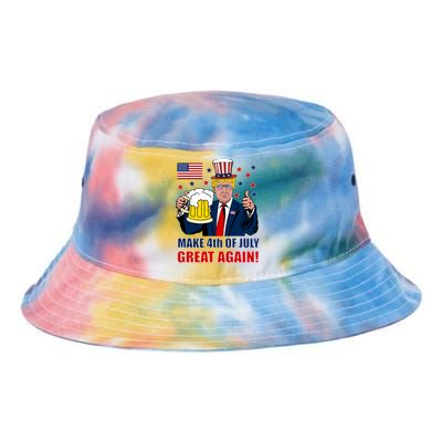 Make 4th Of July Great Again Tie Dye Newport Bucket Hat