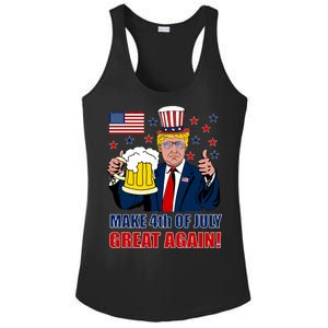 Make 4th Of July Great Again Ladies PosiCharge Competitor Racerback Tank