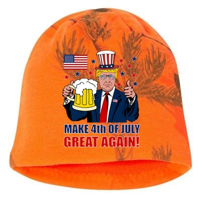 Make 4th Of July Great Again Kati - Camo Knit Beanie