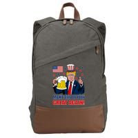 Make 4th Of July Great Again Cotton Canvas Backpack