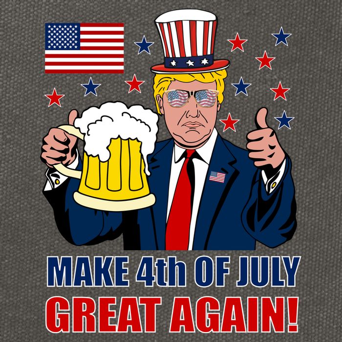 Make 4th Of July Great Again Cotton Canvas Backpack