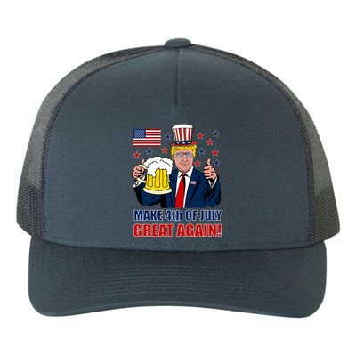 Make 4th Of July Great Again Yupoong Adult 5-Panel Trucker Hat