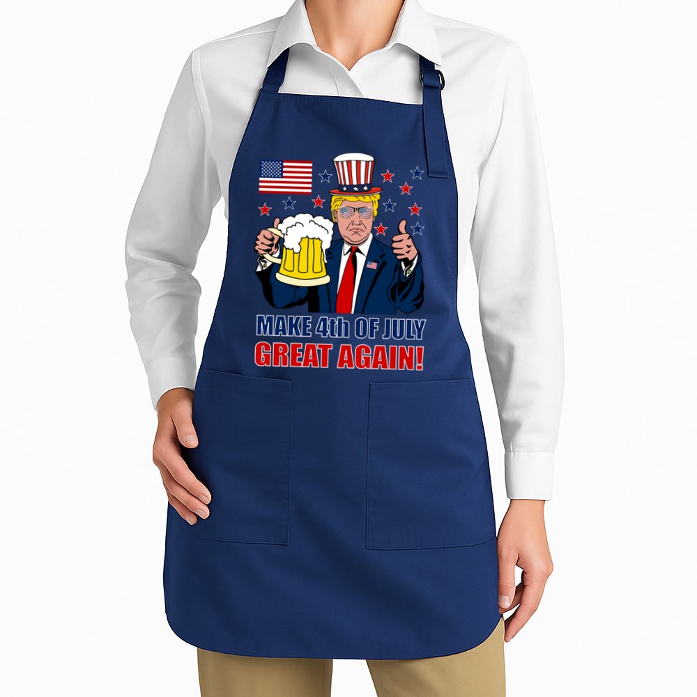 Make 4th Of July Great Again Apron