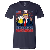 Make 4th Of July Great Again V-Neck T-Shirt