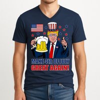 Make 4th Of July Great Again V-Neck T-Shirt