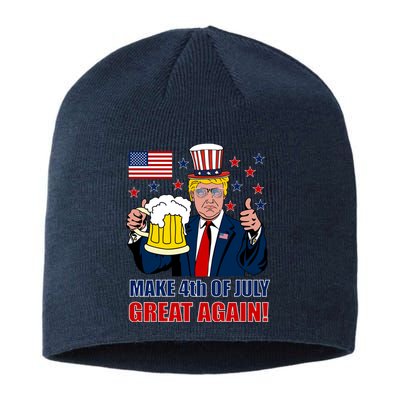 Make 4th Of July Great Again Sustainable Beanie