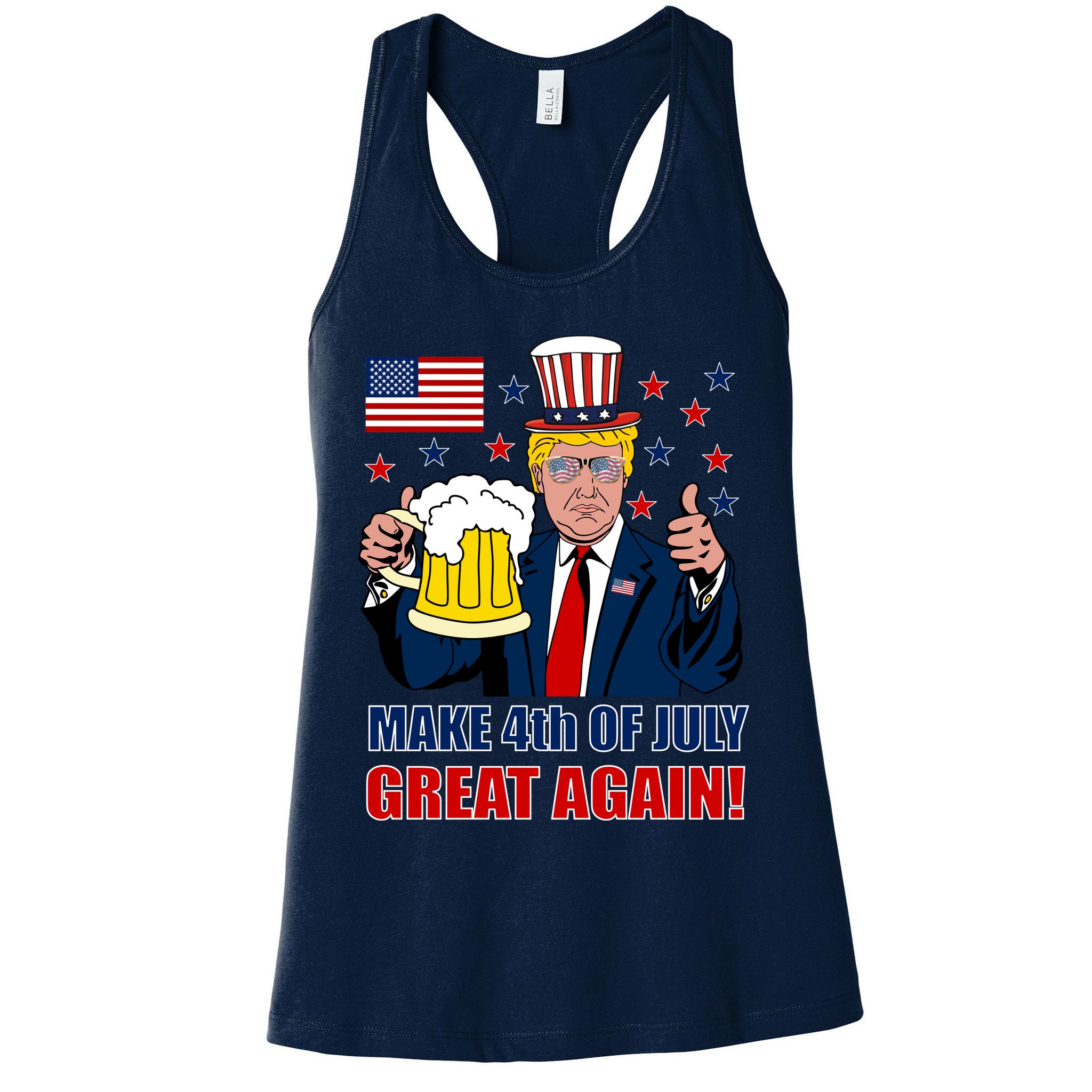 Make 4th Of July Great Again Womens Tank Top