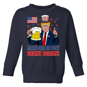 Make 4th Of July Great Again Toddler Sweatshirt