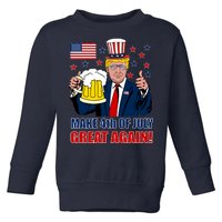 Make 4th Of July Great Again Toddler Sweatshirt