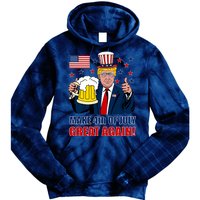 Make 4th Of July Great Again Tie Dye Hoodie